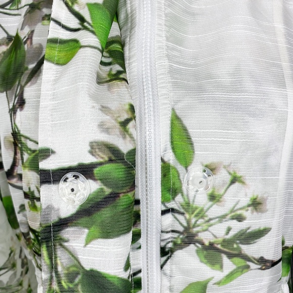 NWT Luii Sheer Branches Jacket Sz. S Lightweight w/Hood - Picture 14 of 16